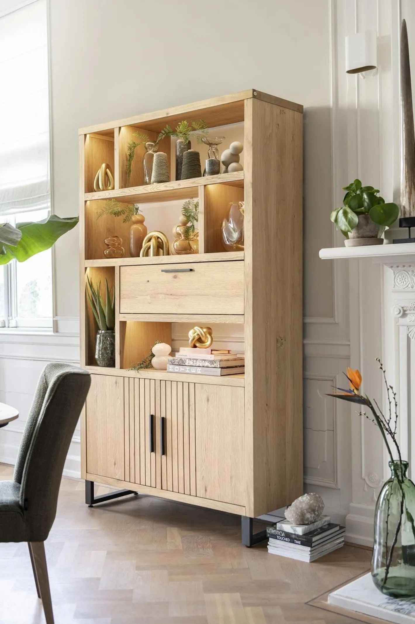 New Henders en Hazel Pavie Open Vakkenkast Natural