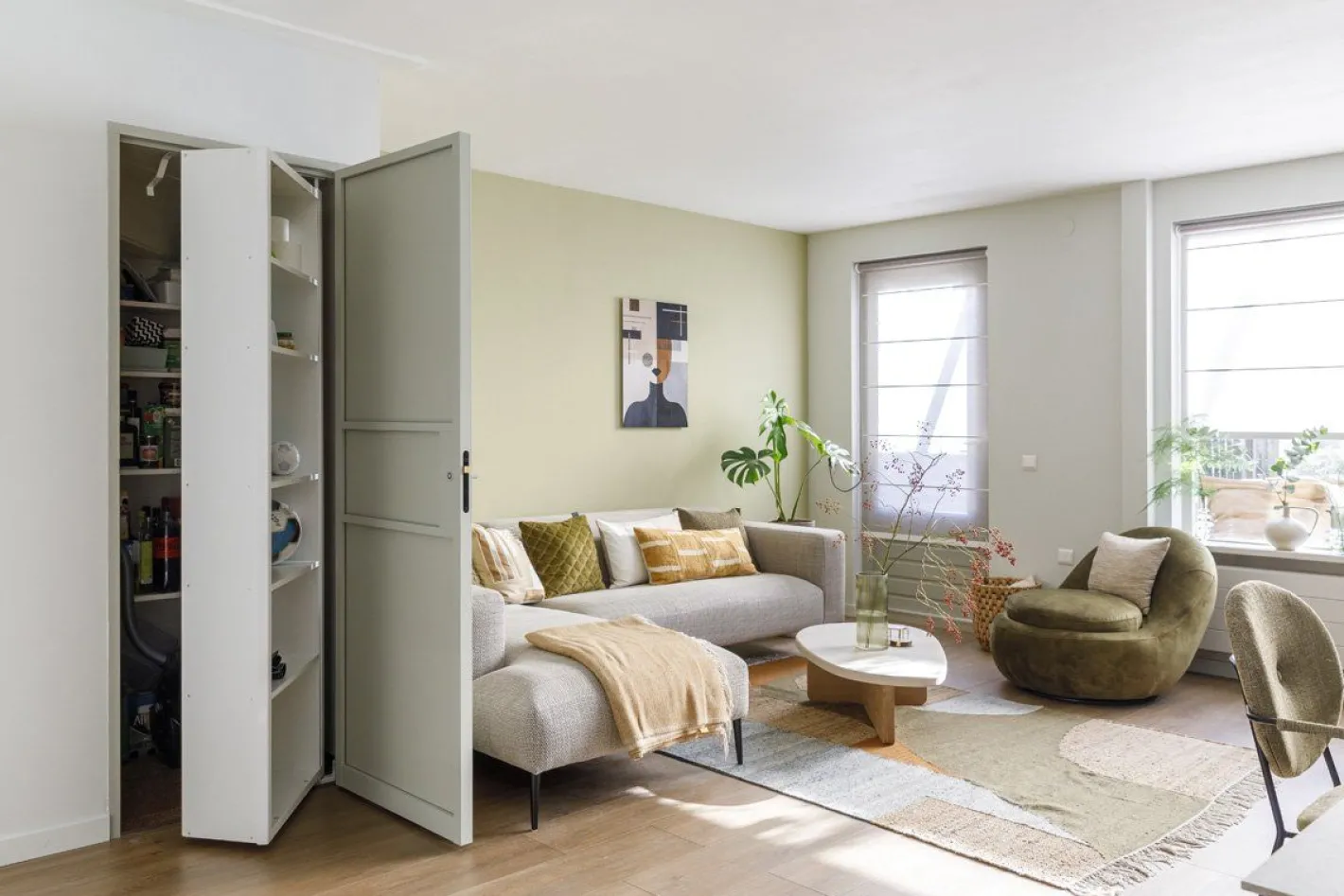 Online Dutchbone Pavilion Vloerkleed Bruin