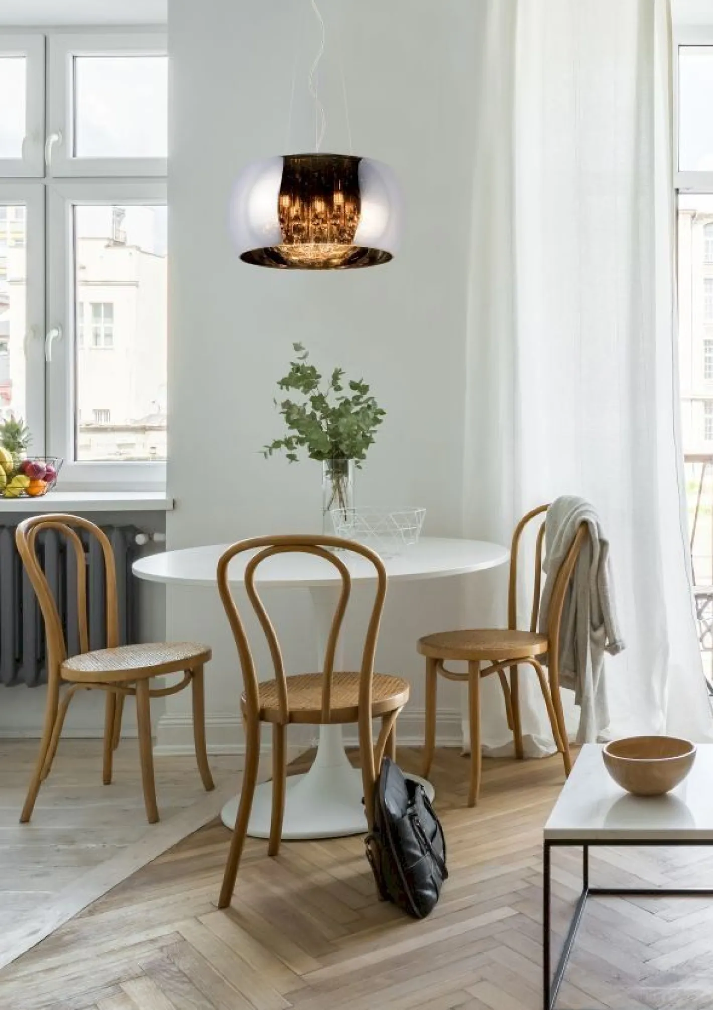 New Lucide Pearl Hanglamp Chroom