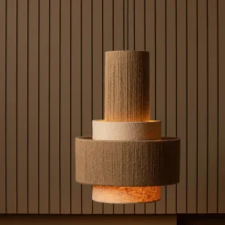 Best WOOOD Pelle Hanglamp Naturel