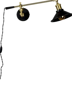 New Dutchbone Penelope Wandlamp Black