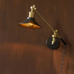 New Dutchbone Penelope Wandlamp Black