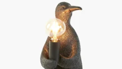 Outlet Trendhopper Penguin Tafellamp Mat Zwart