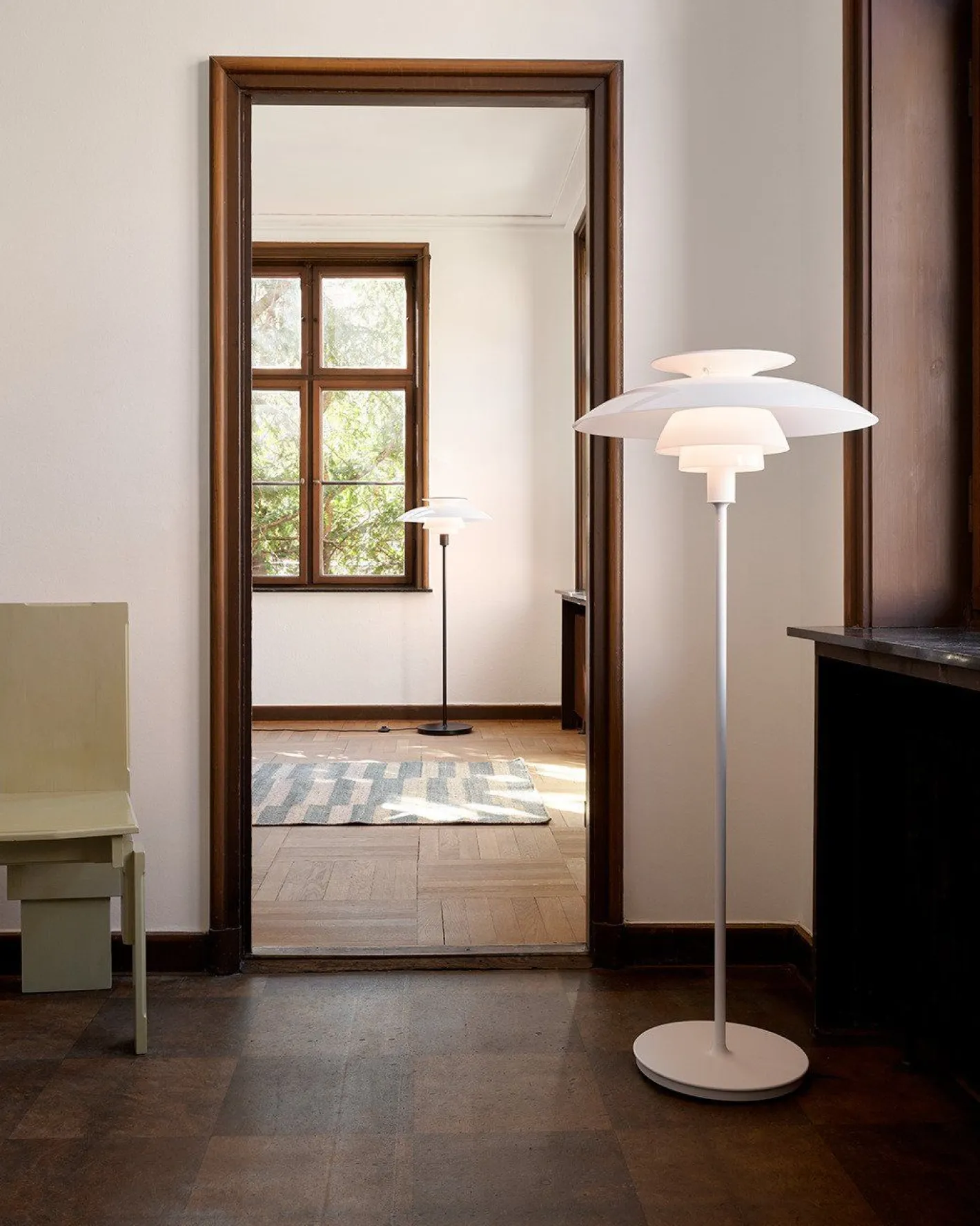 Outlet Louis Poulsen PH 80 Vloerlamp Opal White