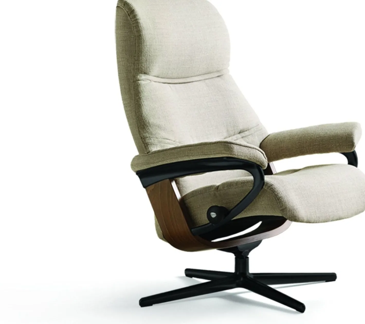 Best Stressless Philip M Relaxfauteuil + Hocker Greige