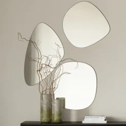 New WOOOD Philou Spiegel Zwart