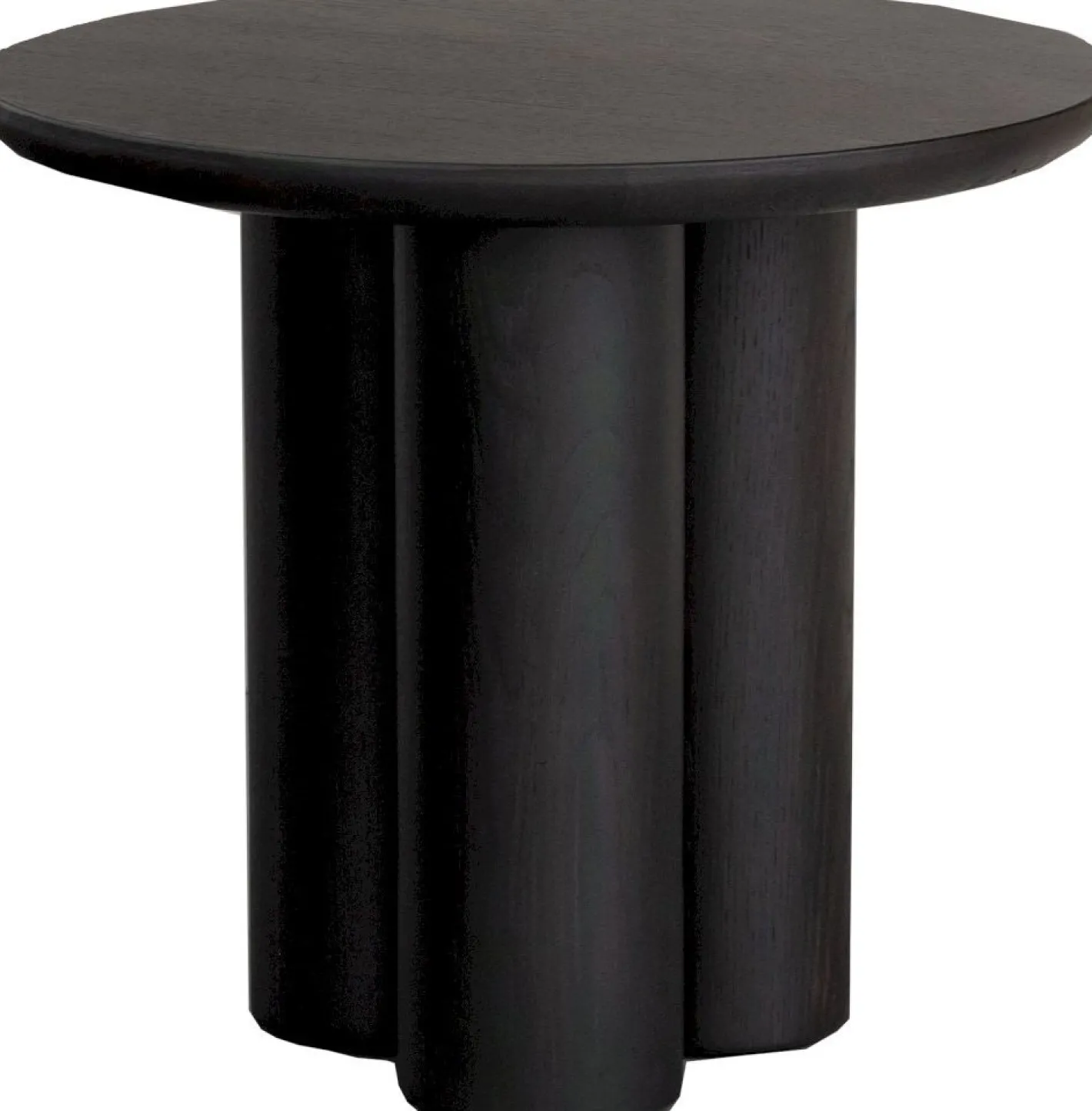 Online Studio HENK Pillar Rond Salontafel Gerookt Gebeitst