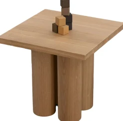 Best Studio HENK Pillar Vierkant Salontafel Bruin Beige