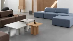Best Studio HENK Pillar Vierkant Salontafel Bruin Beige
