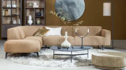Clearance Eijerkamp Collectie Pim Hoekbank Cognac