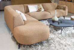 Clearance Eijerkamp Collectie Pim Hoekbank Cognac