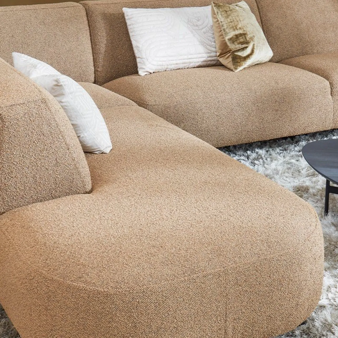 Clearance Eijerkamp Collectie Pim Hoekbank Cognac
