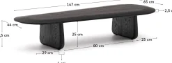 Sale Kave Home Pirita Salontafel Zwart