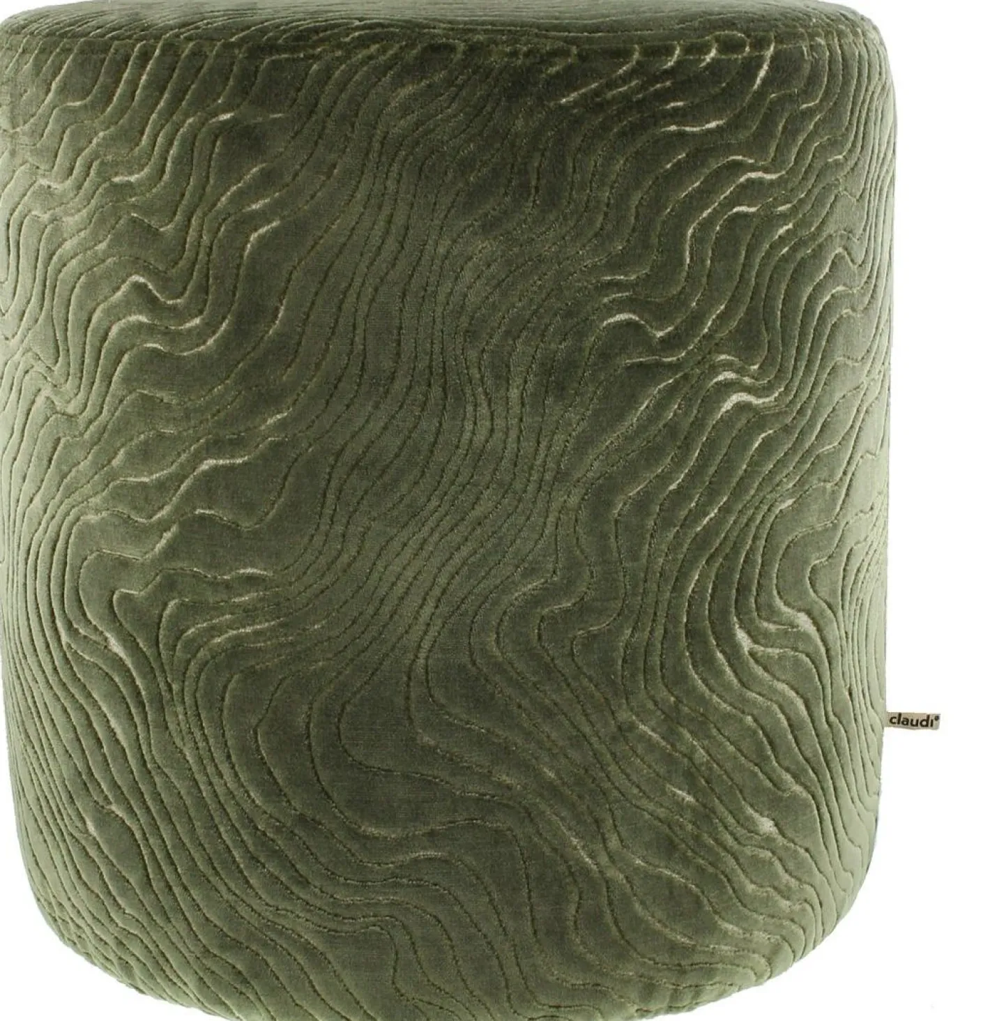 Outlet Claudi Pitty Poef Olive