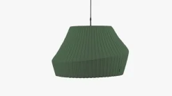 Clearance Hollands Licht Pleat 75 Hanglamp Deep Green