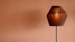Hollands Licht Pleat 50 Vloerlamp Cinnamon Brown