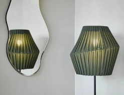 Clearance Hollands Licht Pleat 50 Vloerlamp Deep Green