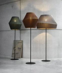Online Hollands Licht Pleat 75 Vloerlamp Sand Taupe