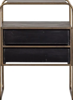 Discount WOOOD Polite Nachtkastje Antique Brass