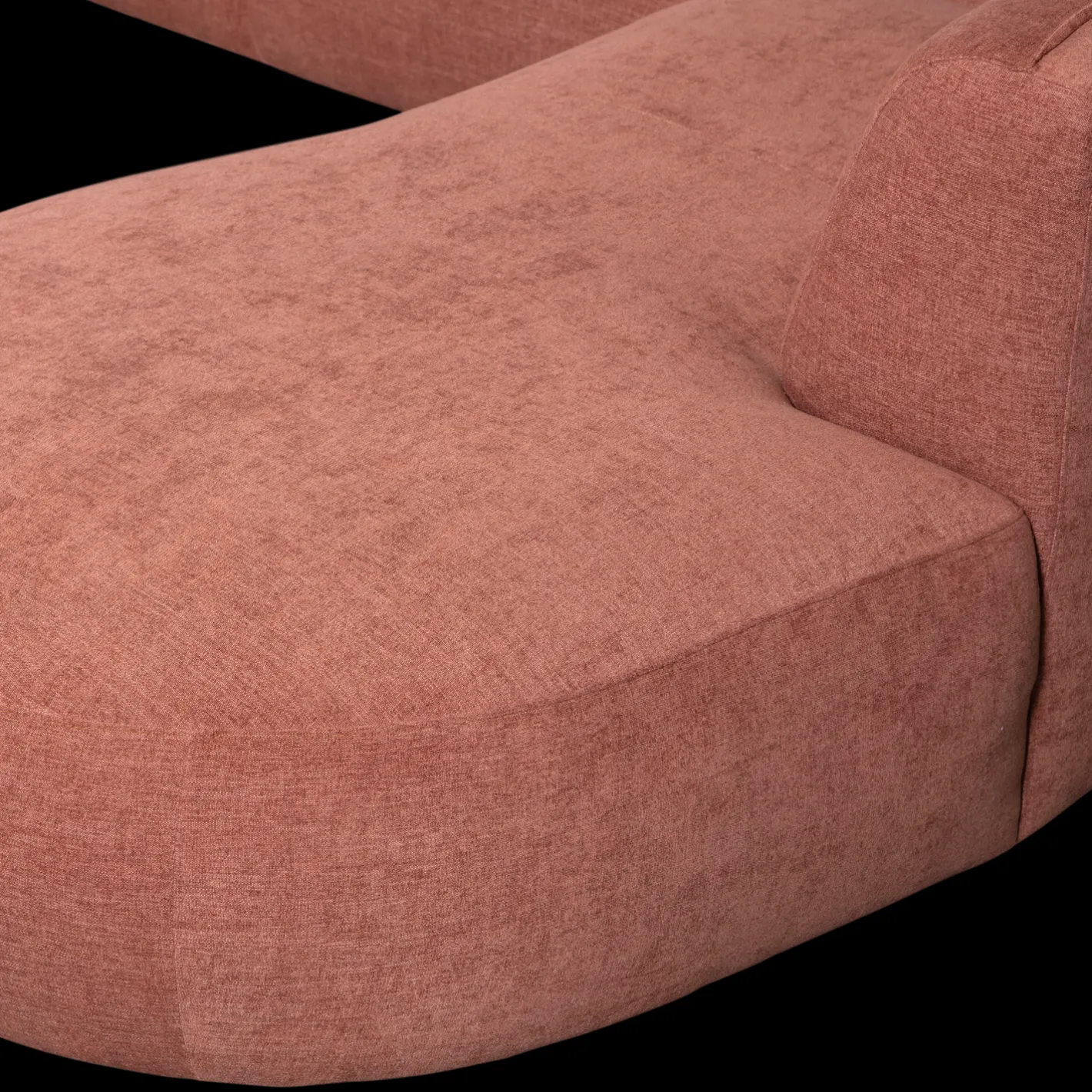 Online WOOOD Polly Rechts U-bank Pink