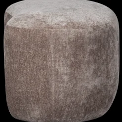 Hot WOOOD Popular Poef Taupe