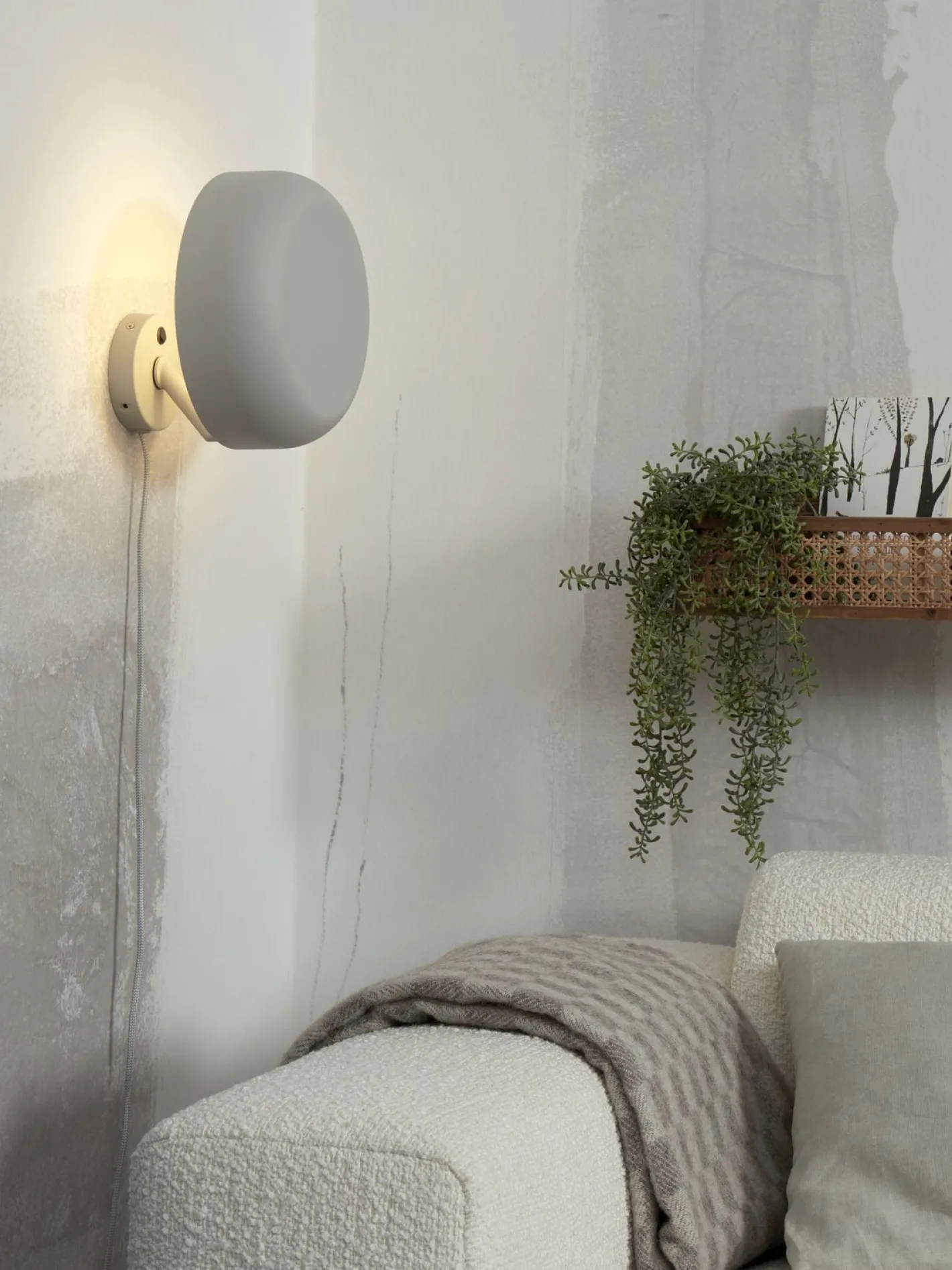 New It's about RoMi Porto Wandlamp Light Grey