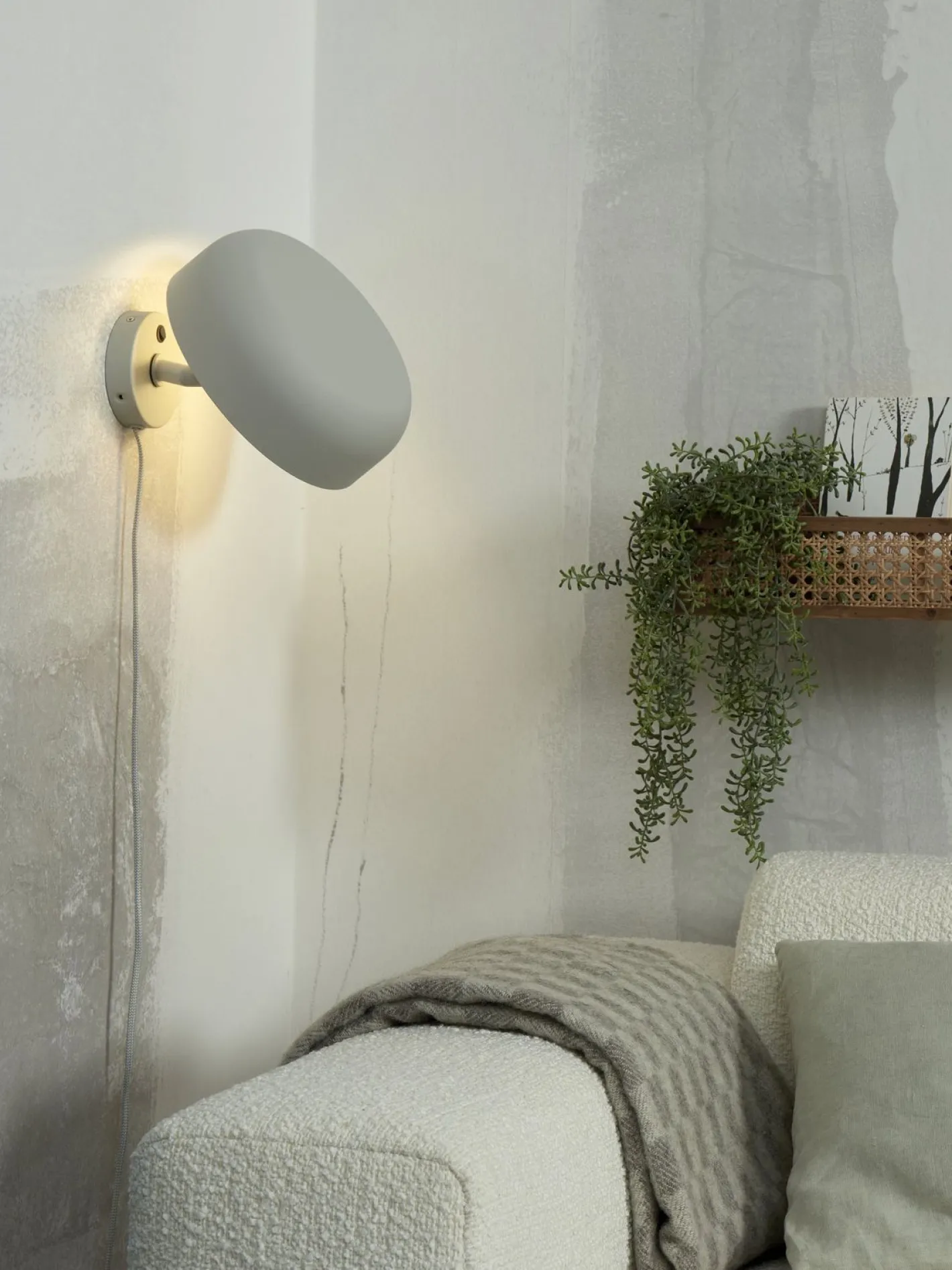 New It's about RoMi Porto Wandlamp Light Grey