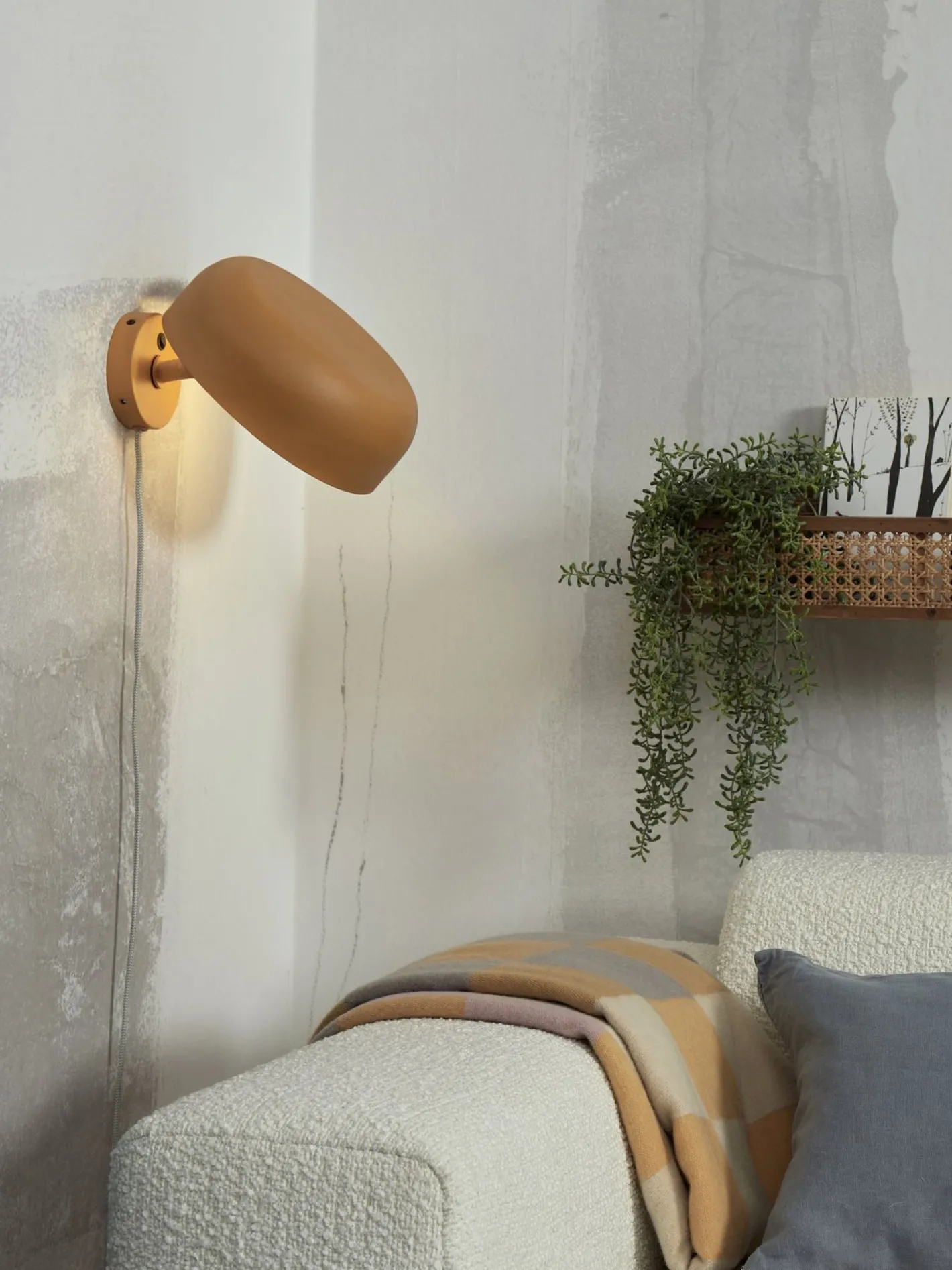Best It's about RoMi Porto Wandlamp Mustard