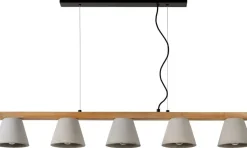 Outlet Lucide Possio Hanglamp Taupe, Naturel