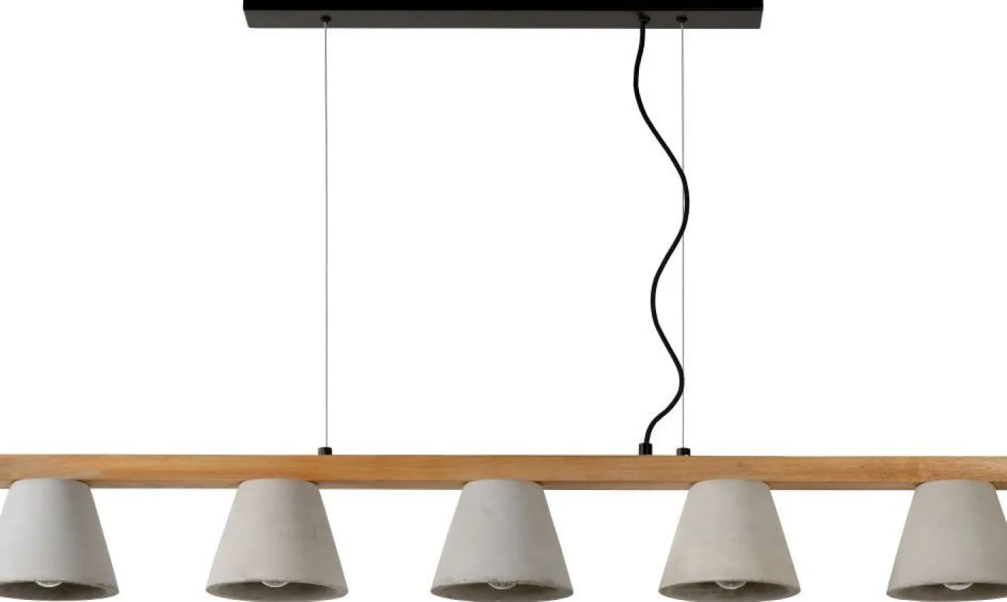 Outlet Lucide Possio Hanglamp Taupe, Naturel