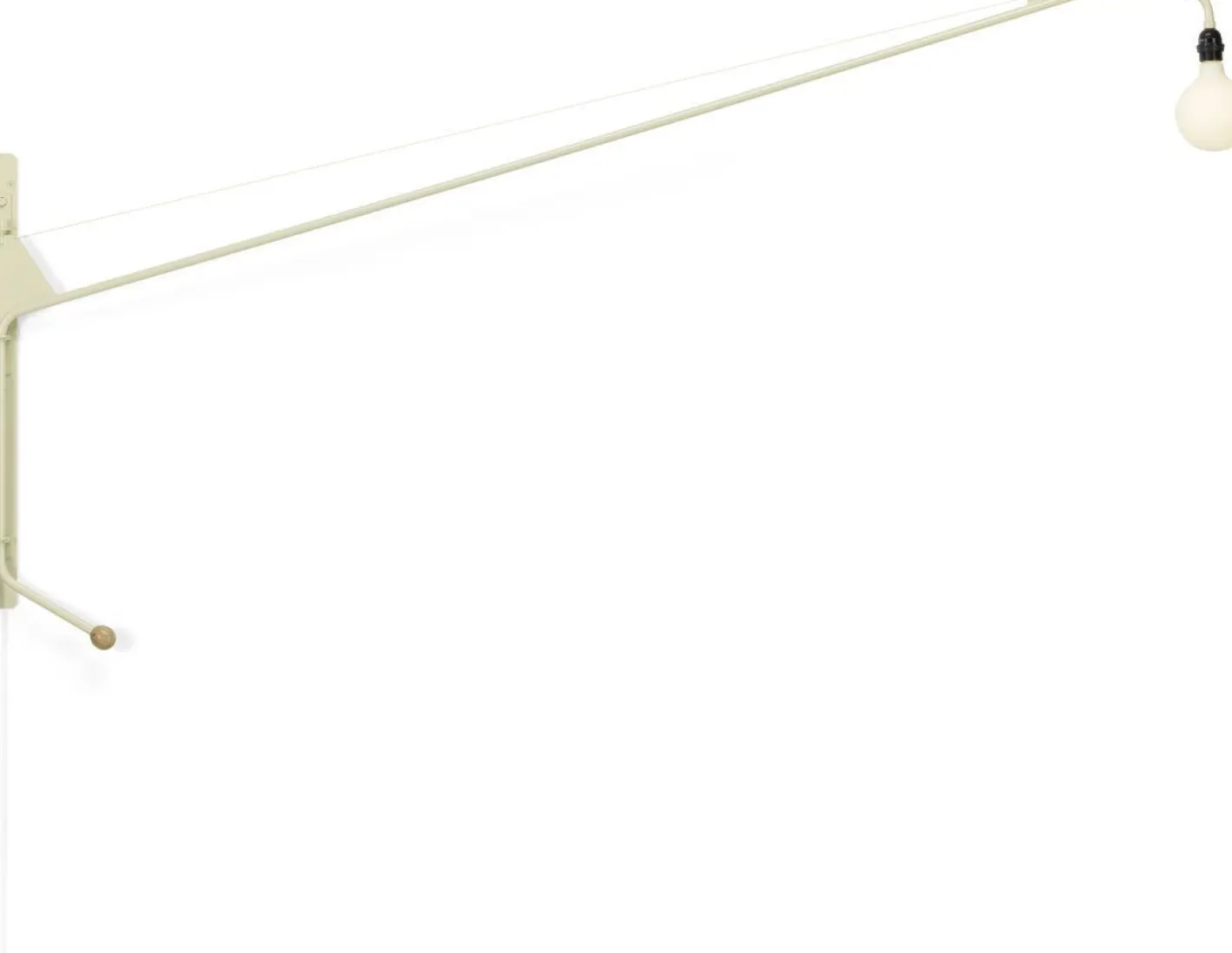 Clearance Vitra Potence Wandlamp Ecru