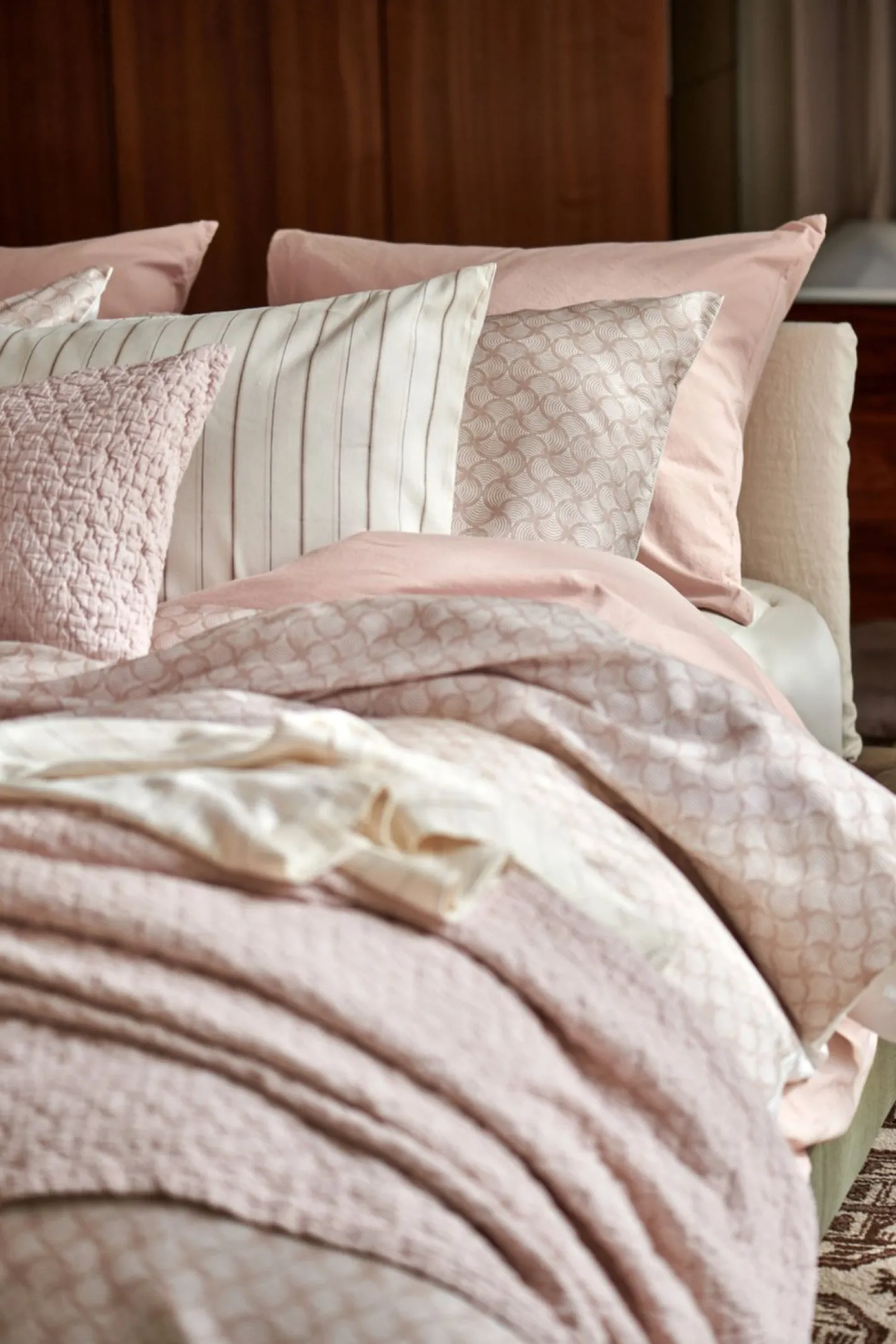 Outlet Vandyck Pure Aura 140x220 Dekbedovertrek Blush