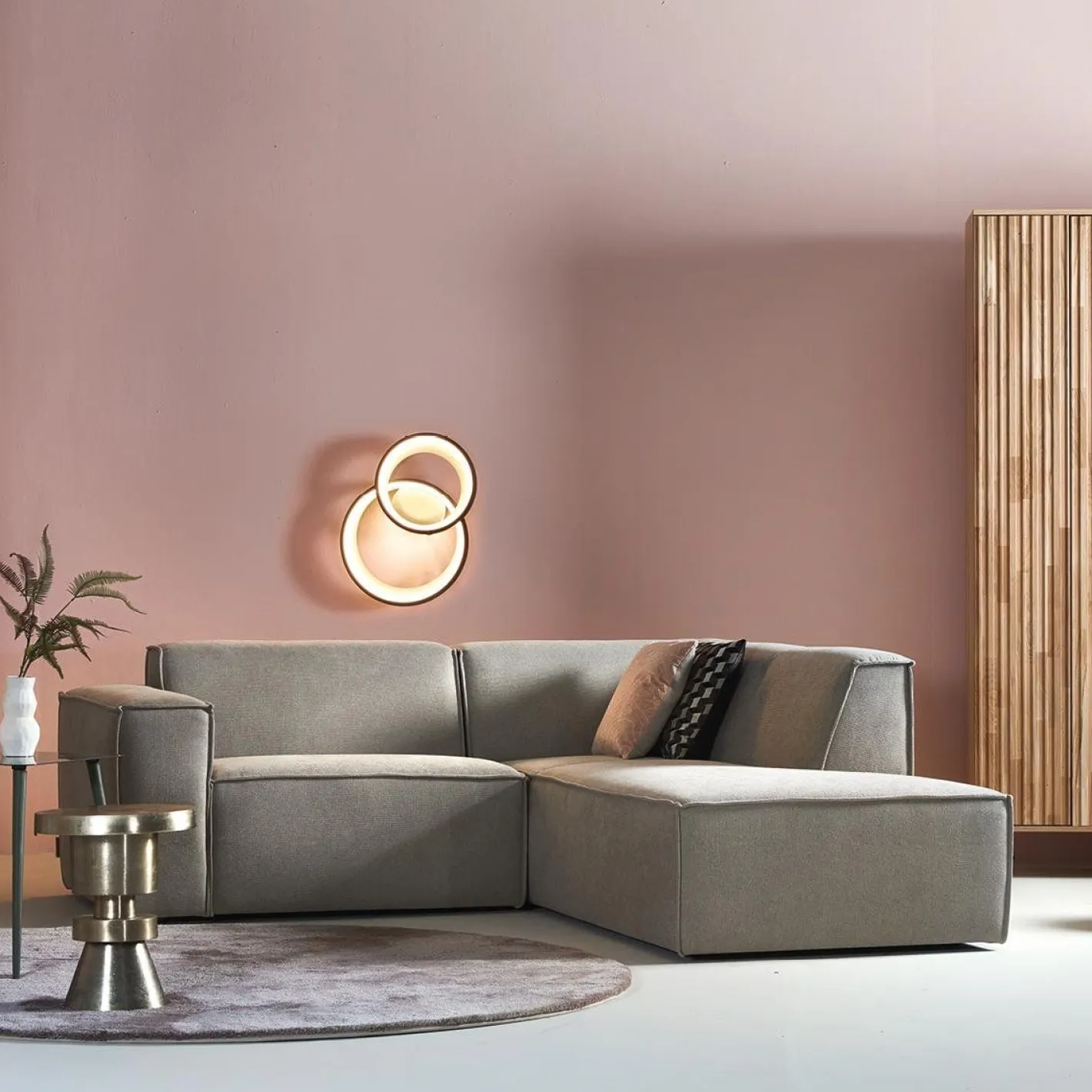 New Trendhopper Quebec Hoekbank Naturel