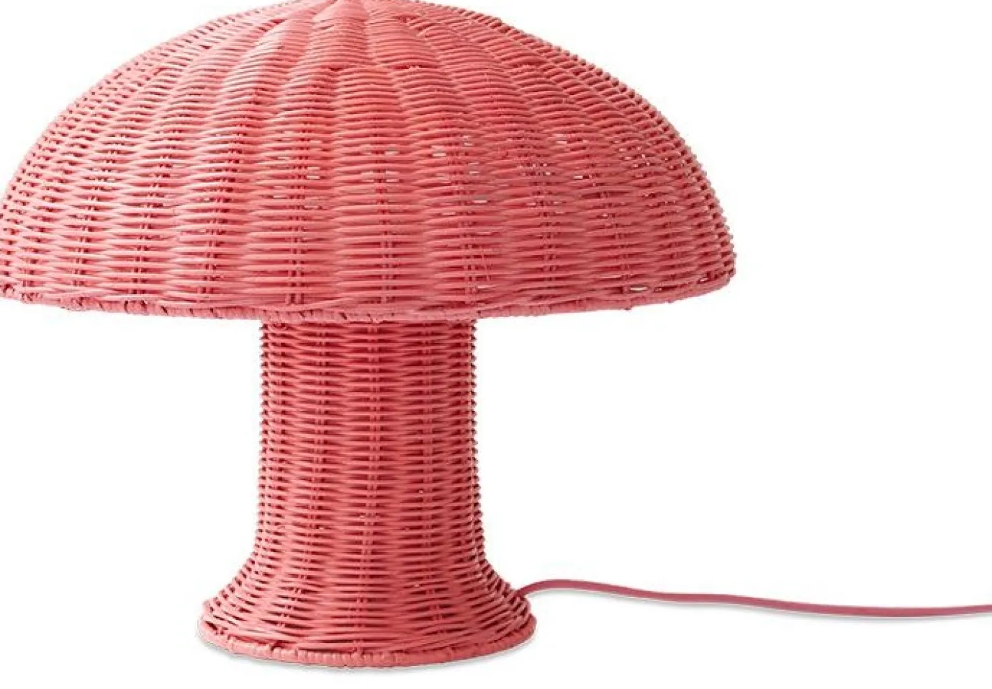 New HKLIVING Rattan Tafellamp Roze