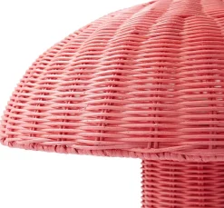 New HKLIVING Rattan Tafellamp Roze
