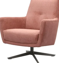 Online Trendhopper Recco Laag Draaifauteuil Roze