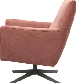 Online Trendhopper Recco Laag Draaifauteuil Roze
