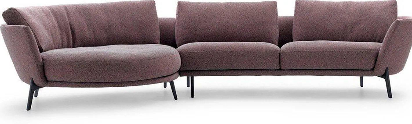 Sale Leolux Rego Hoekbank Bruin