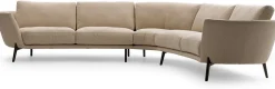 Sale Leolux Rego Hoekbank Bruin