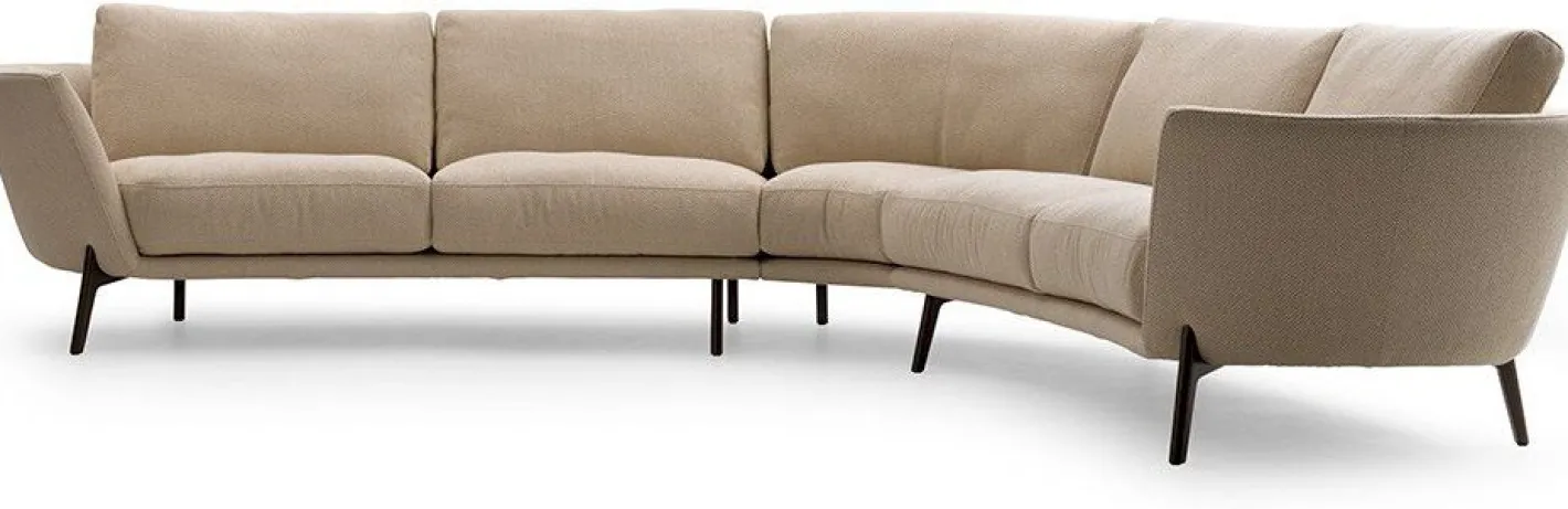 Sale Leolux Rego Hoekbank Bruin