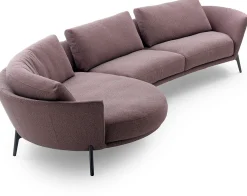 Sale Leolux Rego Hoekbank Bruin