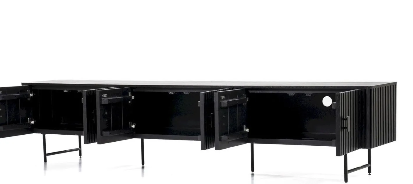Clearance Eleonora Remi TV-meubel Zwart
