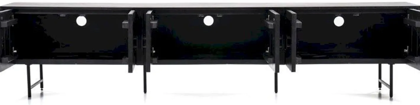 Clearance Eleonora Remi TV-meubel Zwart