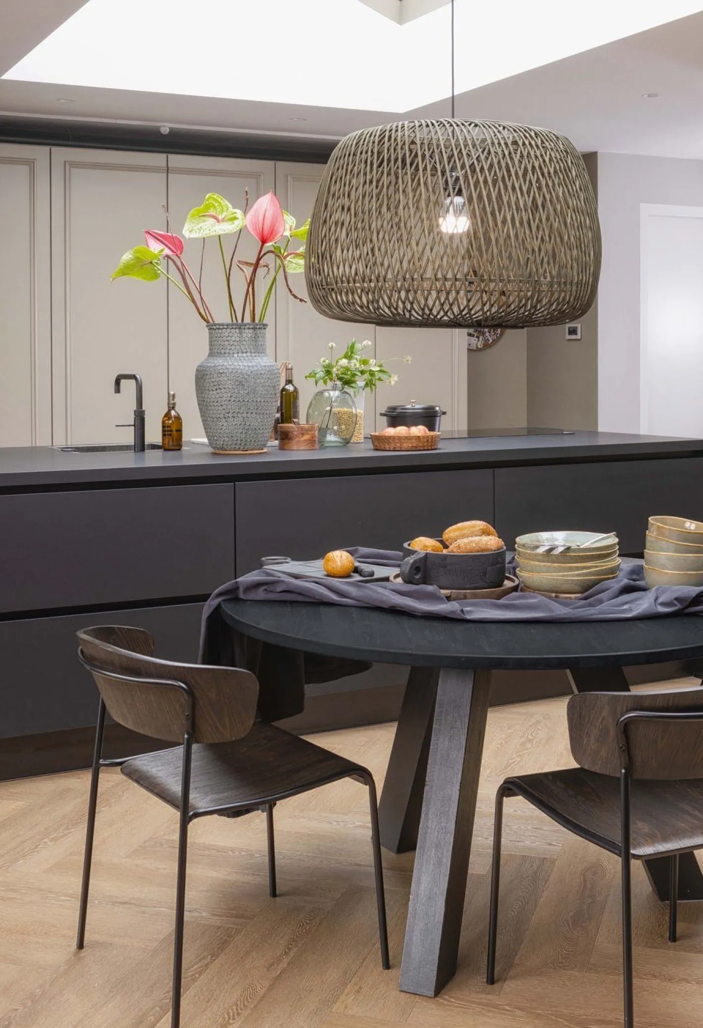 Outlet WOOOD Rhonda Eettafel Blacknight