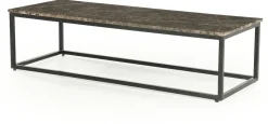 Outlet Eleonora Rico Rechthoek Salontafel Zwart, Bruin