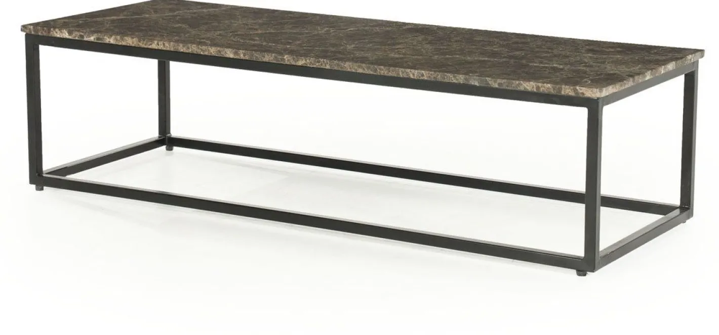 Outlet Eleonora Rico Rechthoek Salontafel Zwart, Bruin
