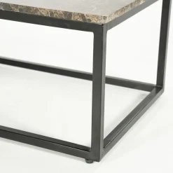 Outlet Eleonora Rico Rechthoek Salontafel Zwart, Bruin