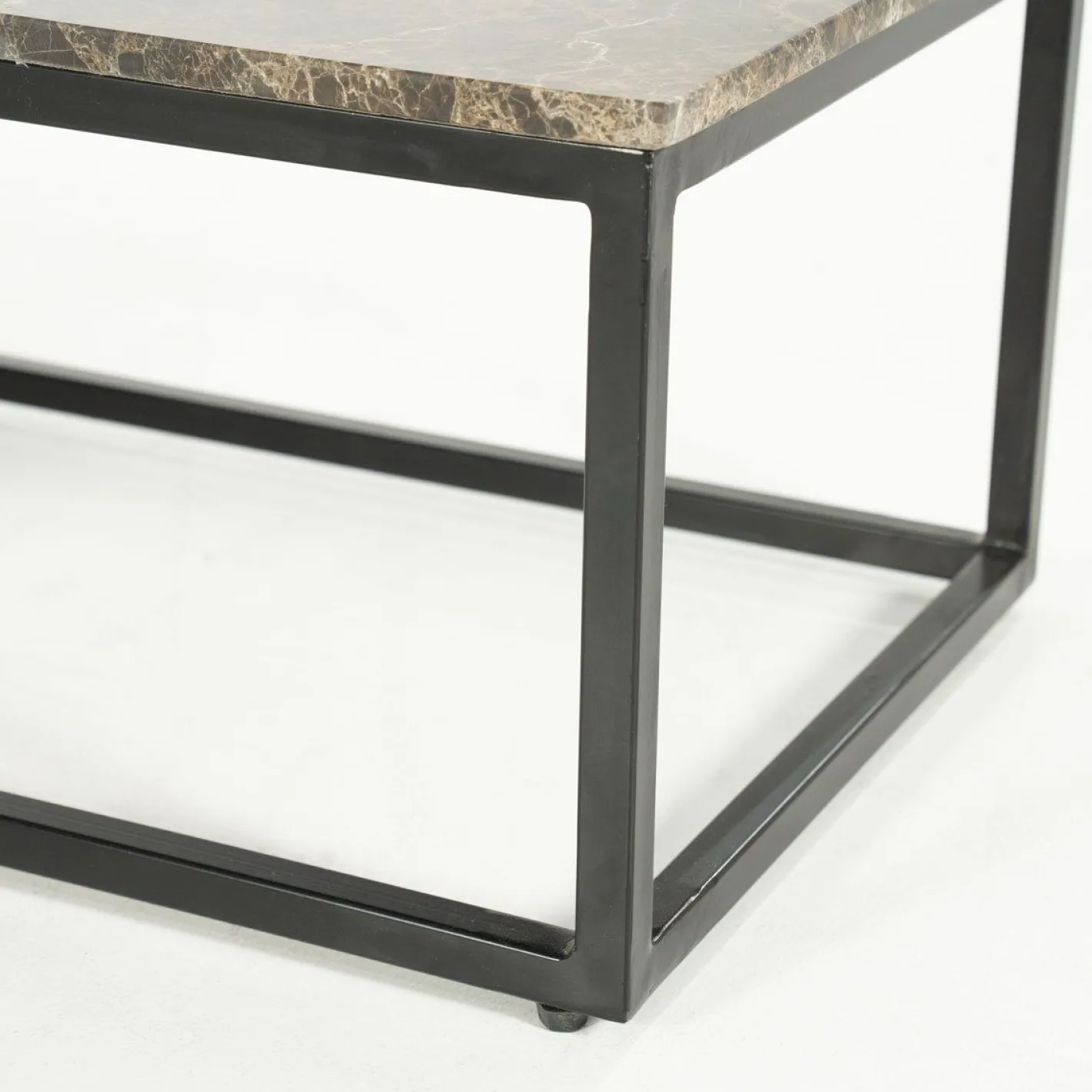 Outlet Eleonora Rico Rechthoek Salontafel Zwart, Bruin