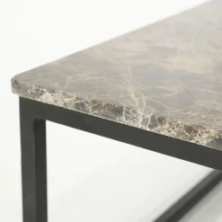Online Eleonora Rico Vierkant Salontafel Zwart, Bruin