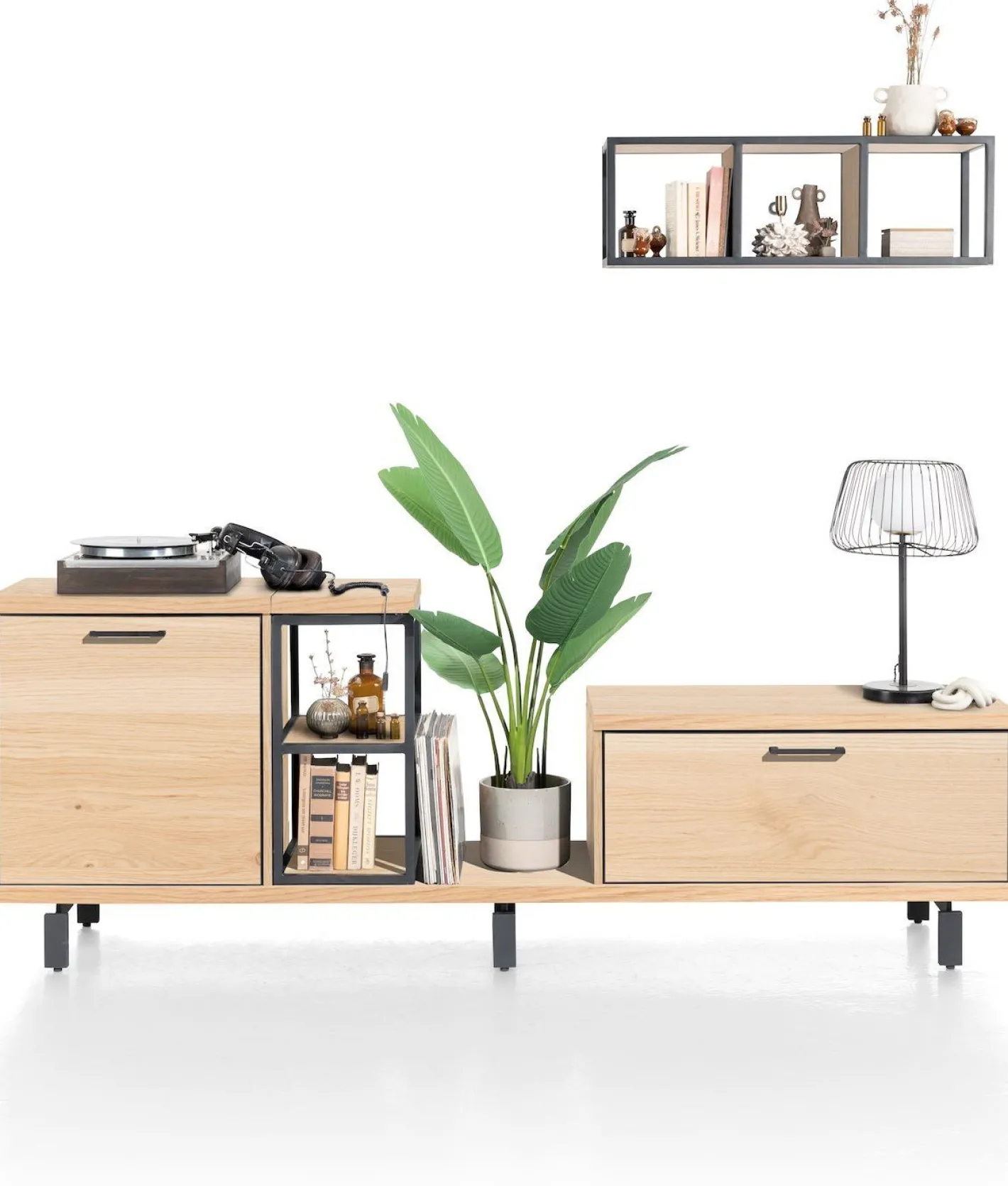 Hot Henders en Hazel Ridge 1-deurs Kast Natural